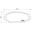 Image de 4 Plaquettes De Frein Brembo P83082