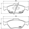 Image de 4 Plaquettes De Frein Brembo P83085