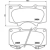 Image de 4 Plaquettes De Frein Brembo P83102