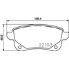 Image de 4 Plaquettes De Frein Brembo P 68 064