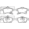 Image de 4 Plaquettes De Frein Brembo P 59 089