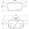 Image de 4 Plaquettes De Frein Brembo P 24 201