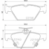 Image de 4 Plaquettes De Frein Brembo P 78 026