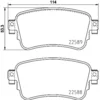 Image de 4 Plaquettes De Frein Brembo P 61 133