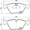 Image de 4 Plaquettes De Frein Brembo P06057