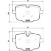 Image de 4 Plaquettes De Frein Brembo P06061
