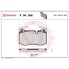 Image de 4 Plaquettes De Frein Brembo P06068