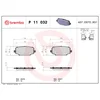 Image de 4 Plaquettes De Frein Brembo P11032