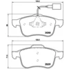 Image de 4 Plaquettes De Frein Brembo P23132