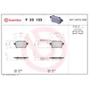 Image de 4 Plaquettes De Frein Brembo P23133