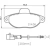Image de 4 Plaquettes De Frein Brembo P24147