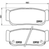 Image de 4 Plaquettes De Frein Brembo P30057