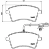 Image de 4 Plaquettes De Frein Brembo P68058