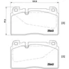 Image de 4 Plaquettes De Frein Brembo P85123