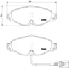Image de 4 Plaquettes De Frein Brembo P85126
