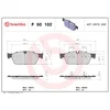 Image de 4 Plaquettes De Frein Brembo P50102