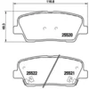 Image de 4 Plaquettes De Frein Brembo P30063
