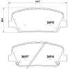 Image de 4 Plaquettes De Frein Brembo P30065