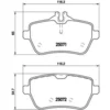 Image de 4 Plaquettes De Frein Brembo P50103