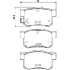 Image de 4 Plaquettes De Frein Brembo P79027