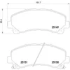Image de 4 Plaquettes De Frein Brembo P34007