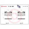 Image de 4 Plaquettes De Frein Brembo P56095