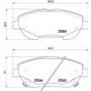 Image de 4 Plaquettes De Frein Brembo P83148