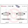 Image de 4 Plaquettes De Frein Brembo P23148