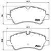 Image de 4 Plaquettes De Frein Brembo P24160
