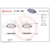 Image de 4 Plaquettes De Frein Brembo P23152