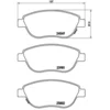 Image de 4 Plaquettes De Frein Brembo P23153