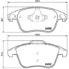 Image de 4 Plaquettes De Frein Brembo P61117