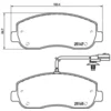 Image de 4 Plaquettes De Frein Brembo P68062