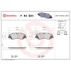 Image de 4 Plaquettes De Frein Brembo P44024