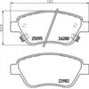 Image de 4 Plaquettes De Frein Brembo P59081