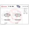 Image de 4 Plaquettes De Frein Brembo P06086