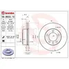 Image de Brembo 09.b633.10 Disque de frein (Paire)