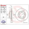 Image de 1 Disque De Frein Brembo Vernis Uv 09.b968.11