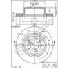 Image de 2 Disques De Frein Brembo 09.3950.10
