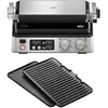 Image de Braun CG7040 CG, Machine à panini, Argent, Noir