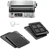 Image de Braun MultiGrill 7 CG7044, Machine à panini, Argent, Noir