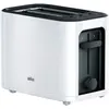 Image de Braun HT3000WH Grille-pain 2 tranche(s), Grille-pain, Blanc, Noir