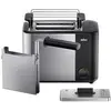 Image de Braun HT5015 BK, Grille-pain, Noir, Argent