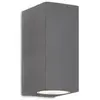 Image de Ideal lux, Éclairage d'extérieur, UP Applique murale G9 double dimmable Anthracite IP44 115337 (G9, IP44)