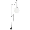 Image de Ideal lux, Suspension, BOA Suspension E27  300mm dimmable noir 160856 (E27)
