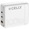Image de Celly Station d'alimentation 100 W (PRO POWER) (100 W, 3 ports), Chargeur USB, Blanc