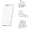Image de Celly UNIVERSAL TC 65W EU/UK/AUS/US (65 W, 2 ports), Chargeur USB, Blanc