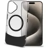 Image de Celly Housse MagDual pour iPhone 16 (Apple iPhone 16), Coque pour téléphone portable, Transparent, Noir