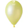 Image de 10 ballons latex 30cm jaune fluo - gemar 314939