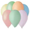 Image de 50 ballons latex pastel multicolore bio 3 - gemar 929737